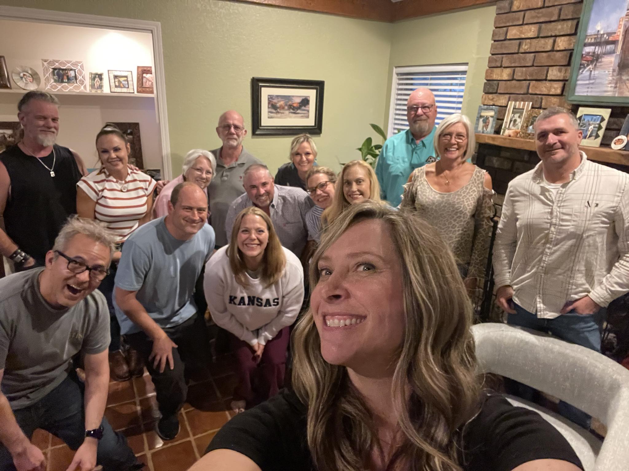 Staff and contractors at work